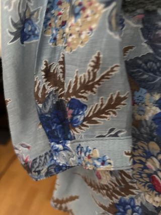 Blusa NYMHATA ALBA Talla 50 Floral Azul