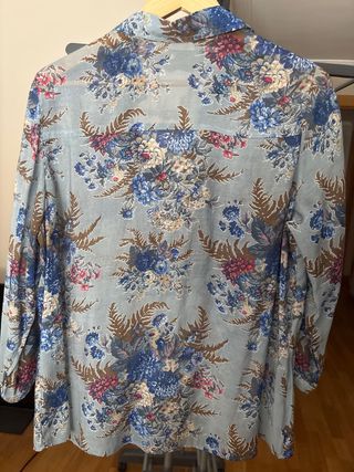 Blusa NYMHATA ALBA Talla 50 Floral Azul