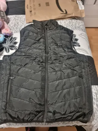 Chaleco calefactable para hombre negro