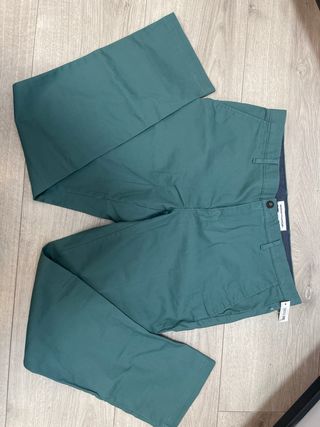 Pantalones Chinos de Pitillo, elásticos 36W T48