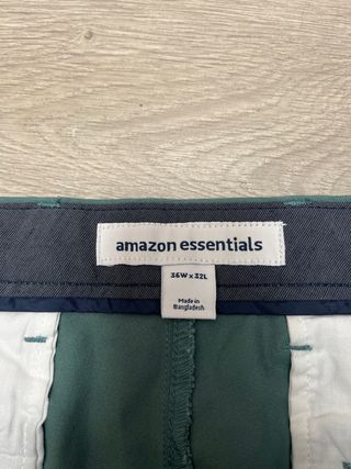 Pantalones Chinos de Pitillo, elásticos 36W T48