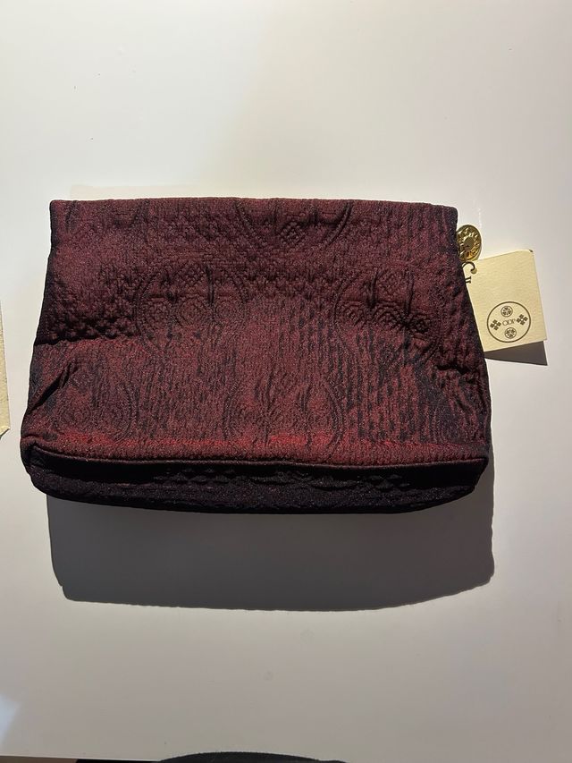 Pochette rossa Made in Italy nuova con cartellino