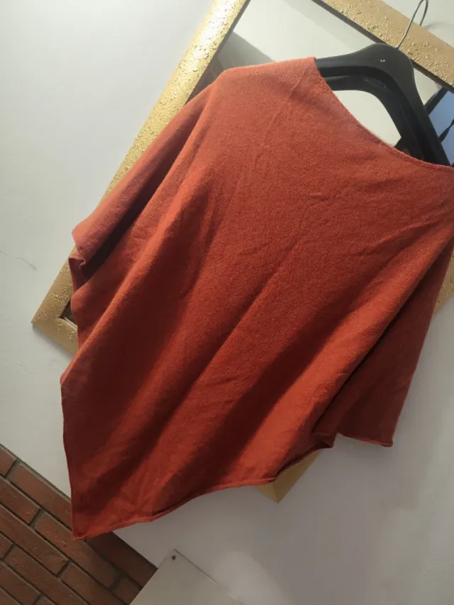 Mantella Donna Arancione Taglia Unica