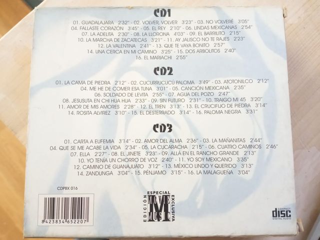 Pack 3 CDs ¡Viva México! Música Mexicana