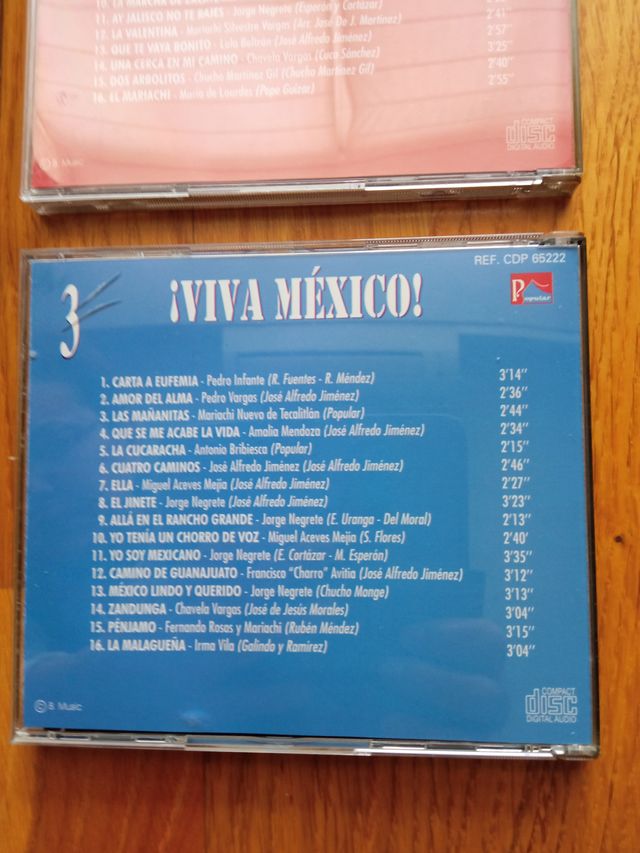 Pack 3 CDs ¡Viva México! Música Mexicana