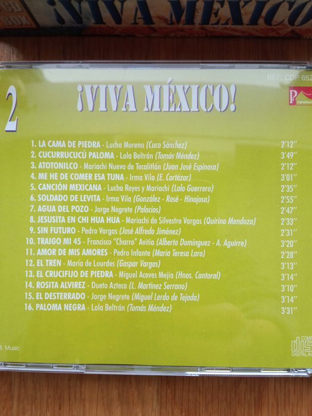 Pack 3 CDs ¡Viva México! Música Mexicana