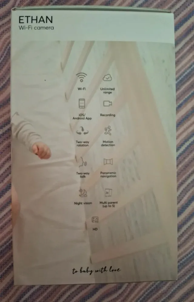 Cámara Vigilancia Bebé Kikka Boo Ethan Wi-Fi