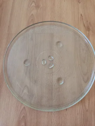 Plato giratorio para microondas de cristal