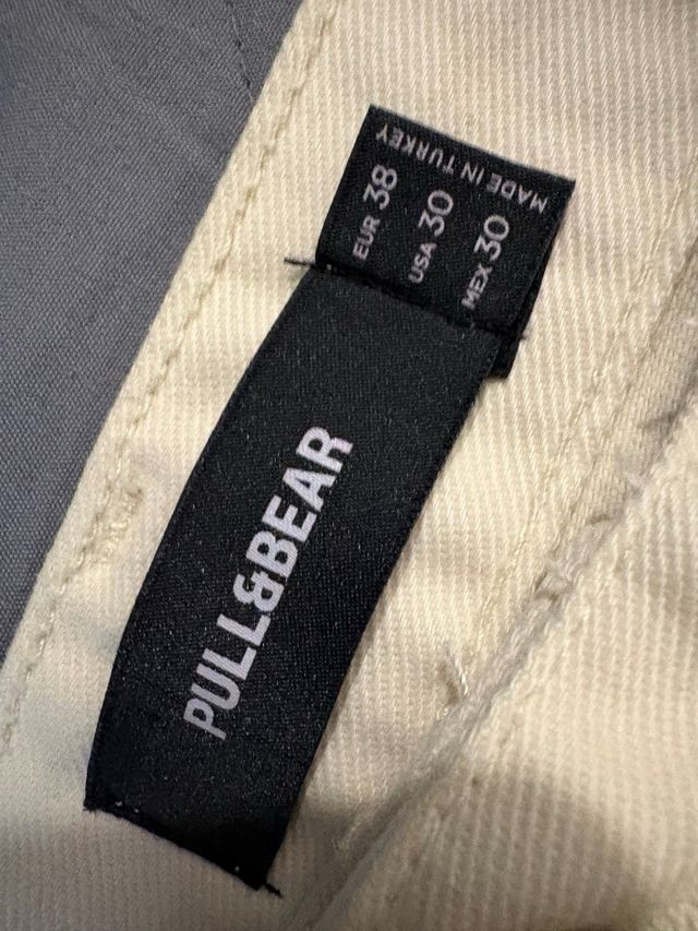 Vaqueros anchos beige