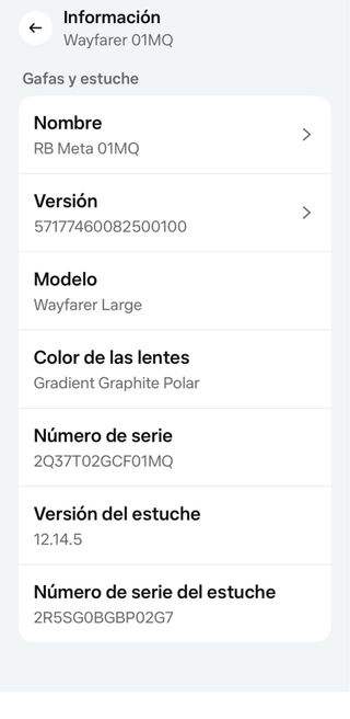 Gafas Ray-Ban Wayfarer 01MQ Gris