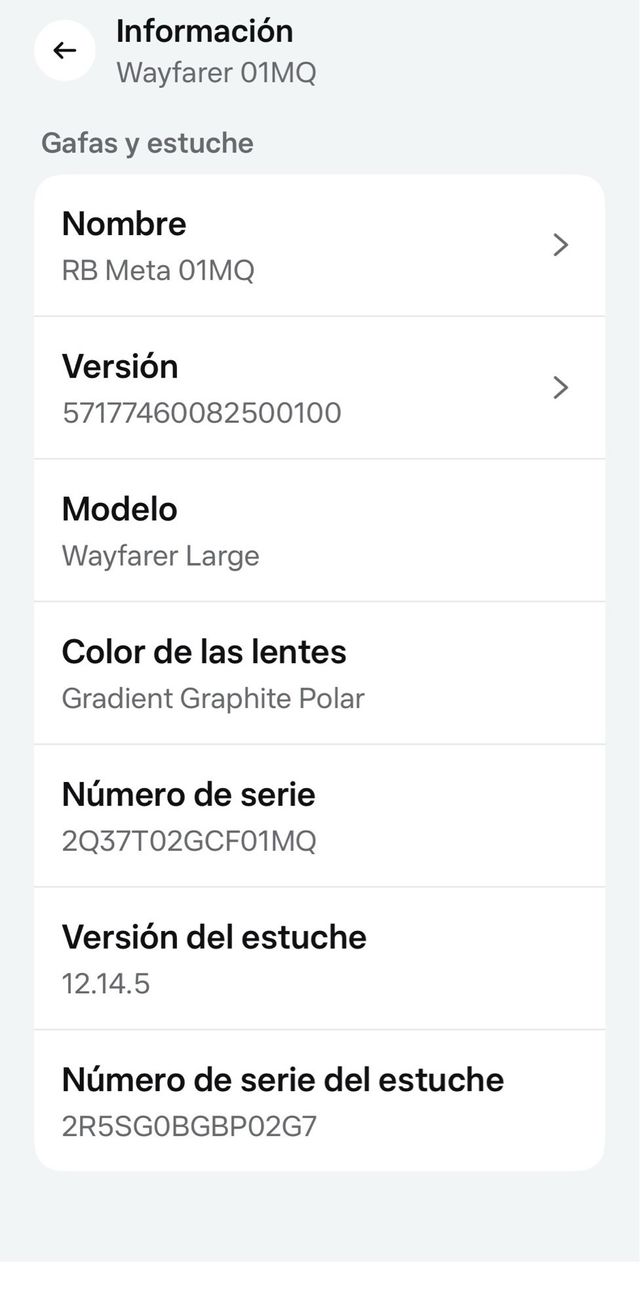 Gafas Ray-Ban Wayfarer 01MQ Gris