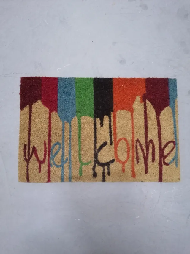 Felpudo de bienvenida Welcome para casa
