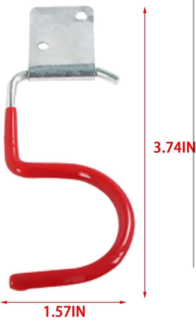 15 Soportes para Herramientas de Jardín Rojos