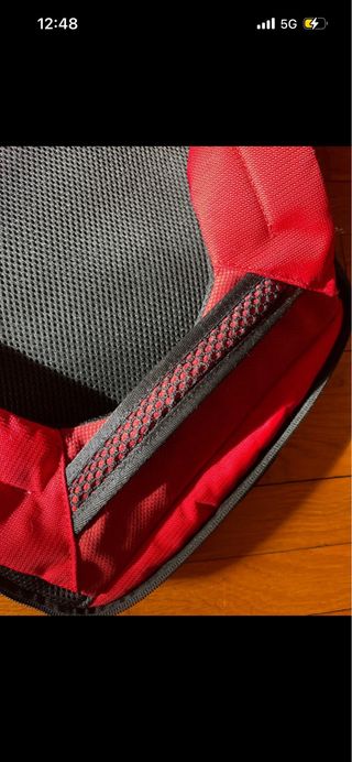 Zaino Piquadro rosso tessuto resistente