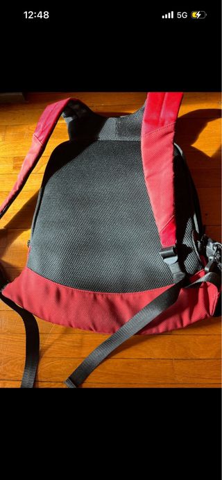 Zaino Piquadro rosso tessuto resistente