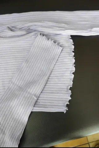 Conjunto 2 Camisetas Niña Lila y Blanca Talla XS