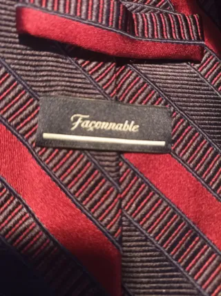 Corbata Rayas Rojas y Marrones