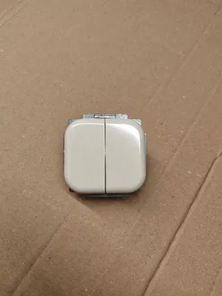 Interruptor Doble Niessen LX Marfil