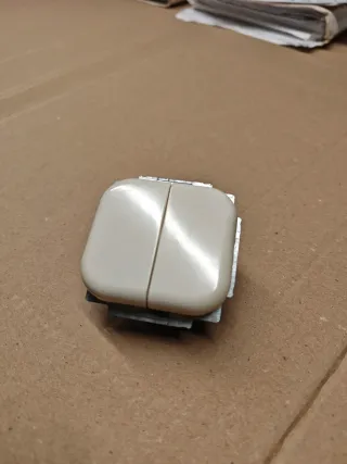 Interruptor Doble Niessen LX Marfil