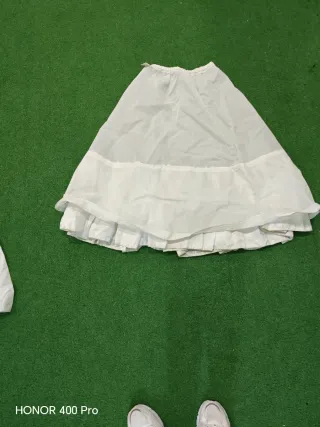 Cancán de niña blanco