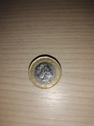 Moneda 1 Libra 2016 12 Cantos