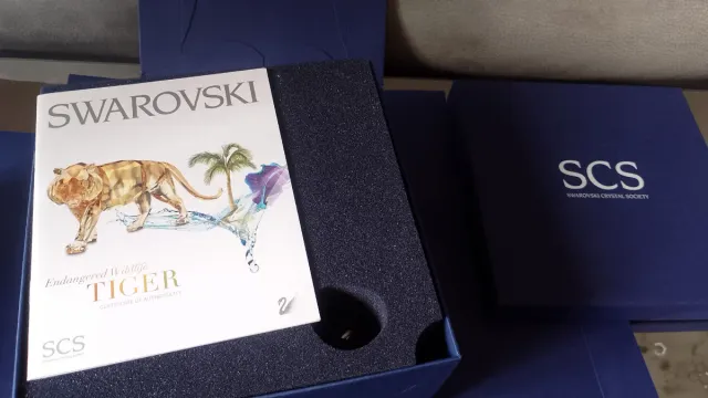 Swarovski Tigre Cristallo