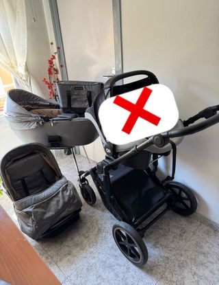 Cochecito Kinderkraft 22kg: Silla y Capazo