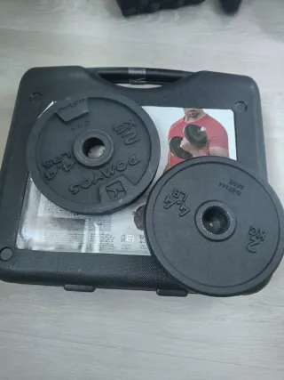 Kit Pesas Decathlon 20kg + 8Kg adicionales