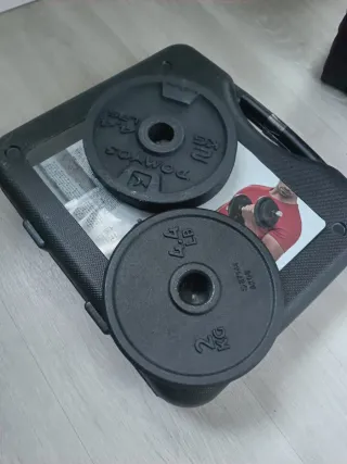 Kit Pesas Decathlon 20kg + 8Kg adicionales