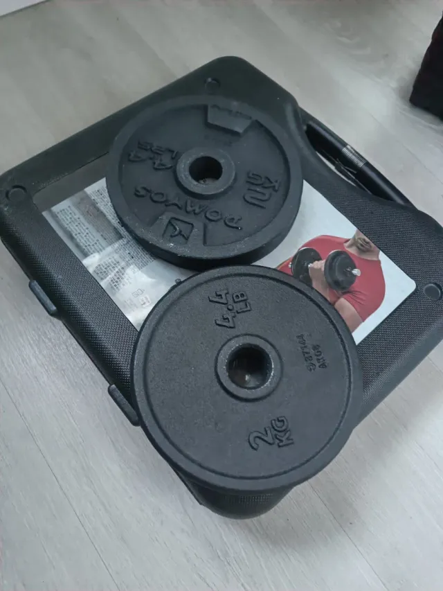 Kit Pesas Decathlon 20kg + 8Kg adicionales