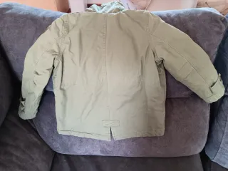 Abrigo niña verde -Talla 8-9