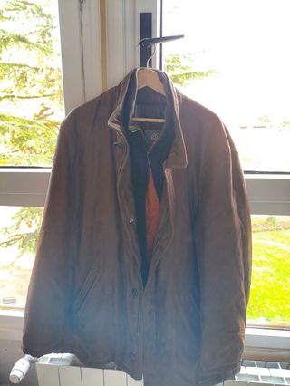 Abrigo Guess Cuero Marrón Talla XL