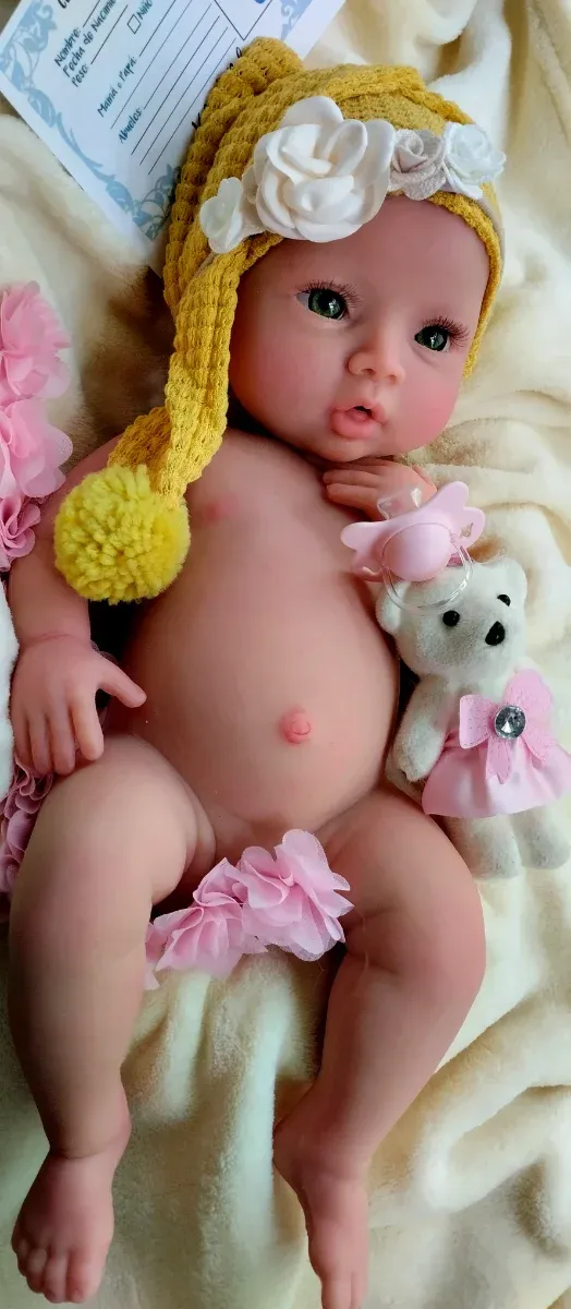 Bebé Reborn Silicona 48cm