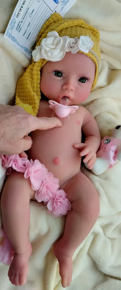 Bebé Reborn Silicona 48cm