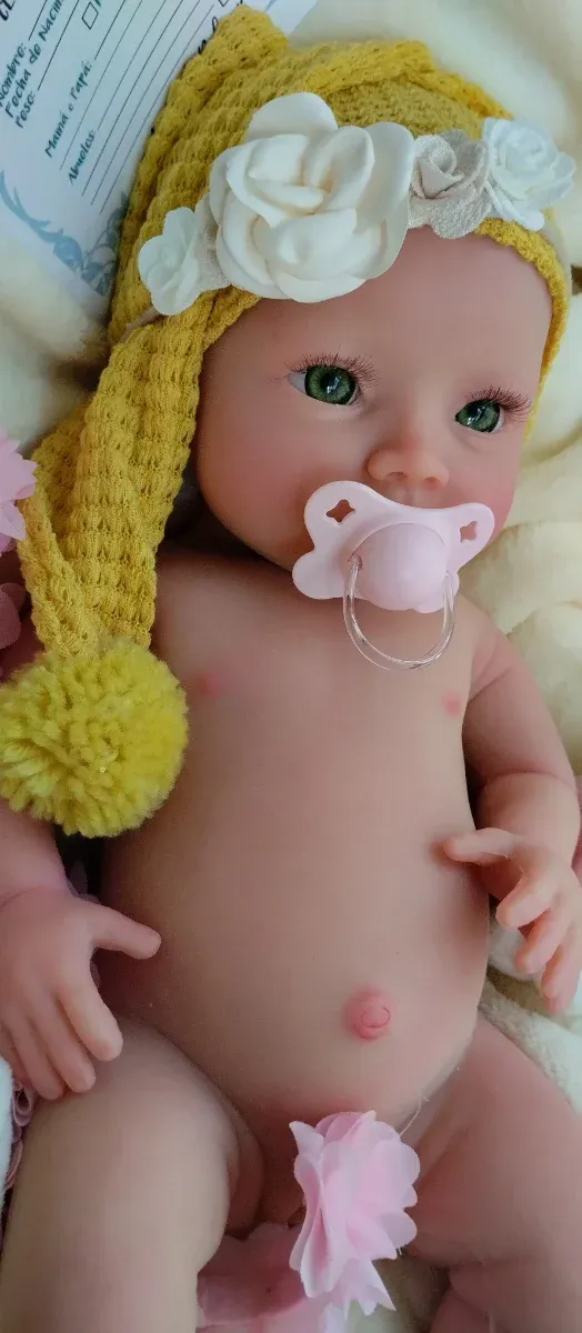 Bebé Reborn Silicona 48cm