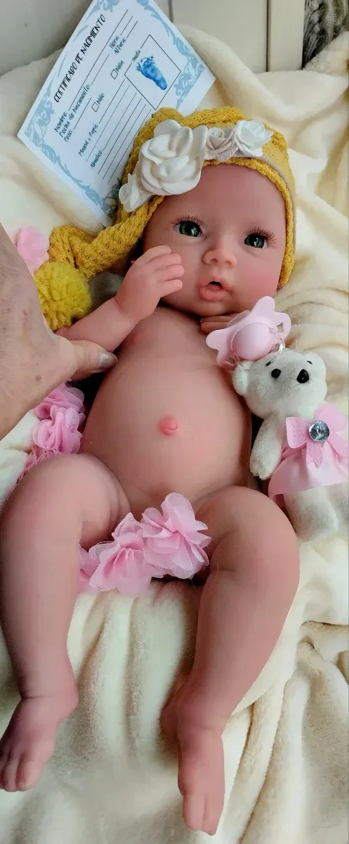 Bebé Reborn Silicona 48cm