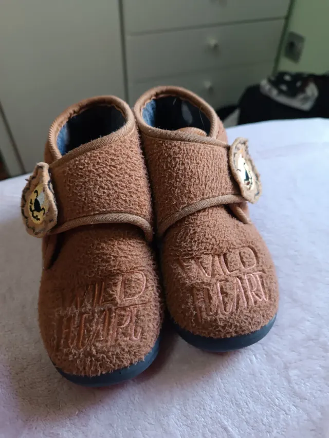 Zapatillas de casa niño león