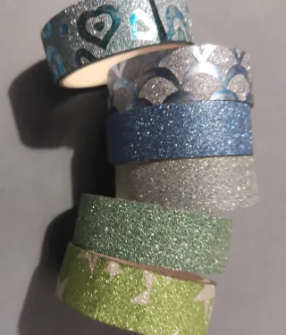 6 Nastri Washi Tape Glitterati