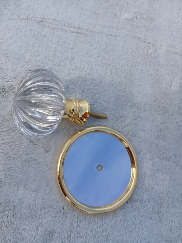 Colgador Simple Pom D'Or Cristal y Metal