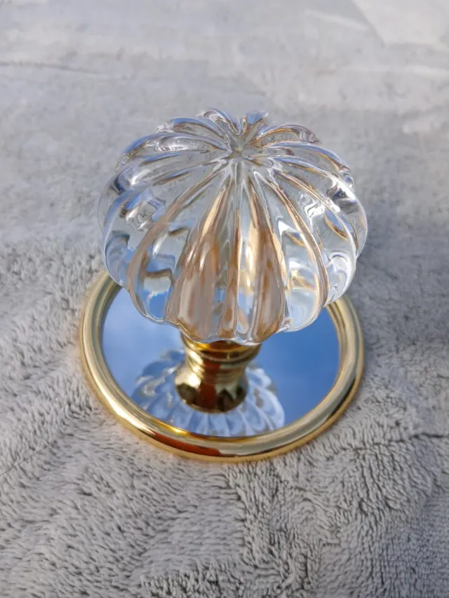 Colgador Simple Pom D'Or Cristal y Metal