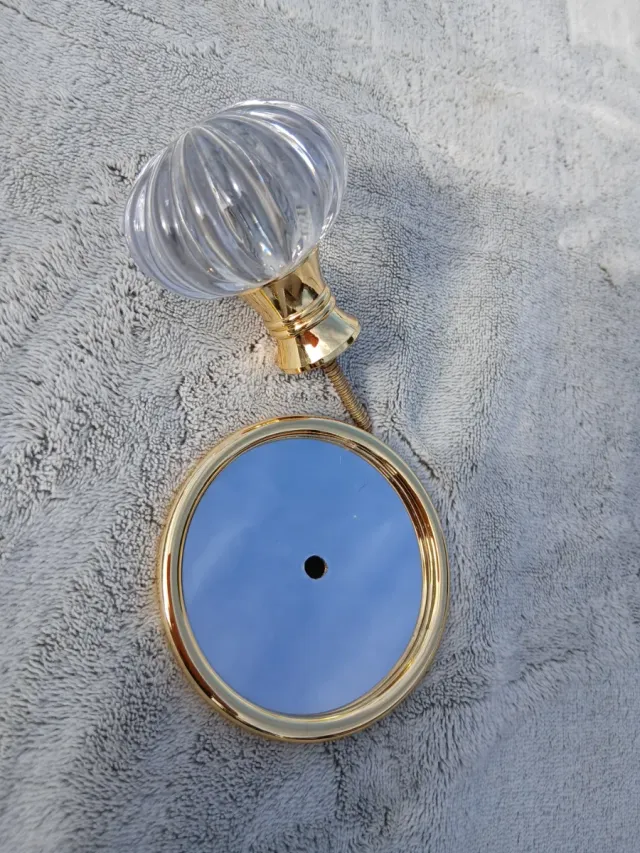 Colgador Simple Pom D'Or Cristal y Metal