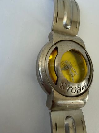 Reloj Storm Plata y Amarillo