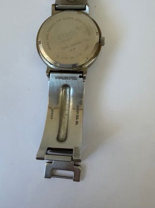 Reloj Storm Plata y Amarillo