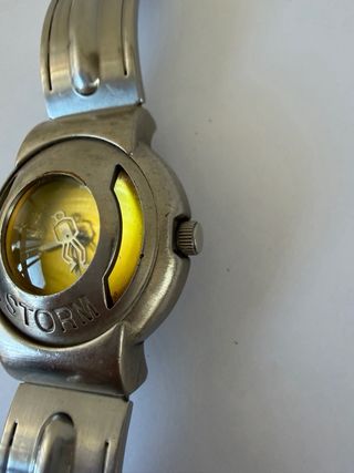 Reloj Storm Plata y Amarillo