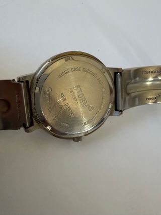 Reloj Storm Plata y Amarillo