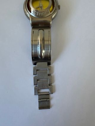Reloj Storm Plata y Amarillo