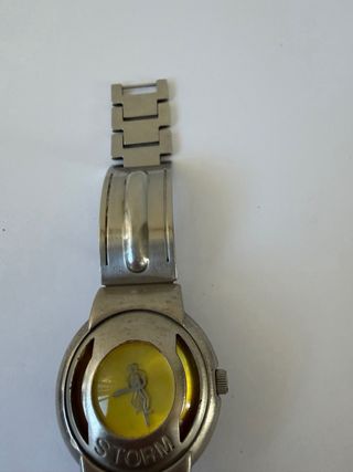 Reloj Storm Plata y Amarillo