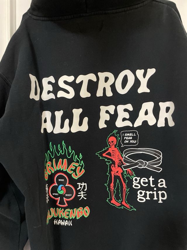 Sudadera GRMY negra oversize