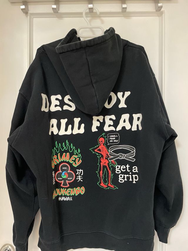 Sudadera GRMY negra oversize