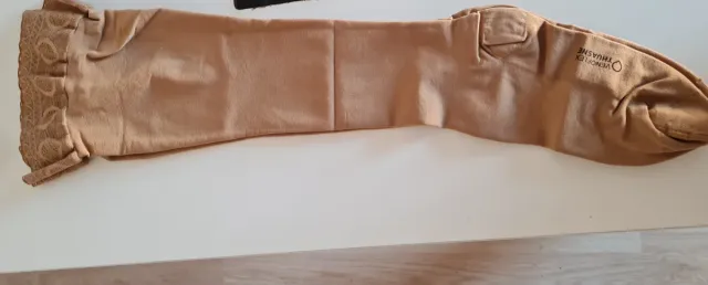 Medias de compresión Thuasne Venoflex Beige Talla